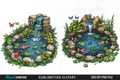 Watercolor Spring Garden Collection Clipart Product Image 1