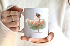 Watercolor Spring Garden Fairy Clipart Product Image 3