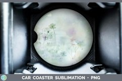 GorgeousWatercolor Car Coaster design.