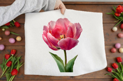 watercolor spring tulips clipart Product Image 3