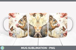 GorgeousWatercolor Mug Wrap design.