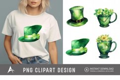 Watercolor St.Patricks Day Clipart Product Image 1