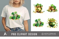 Watercolor St.Patricks Day Clipart Product Image 1