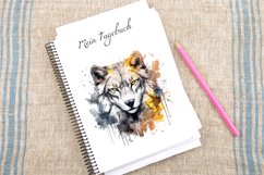 Watercolor Stained Animal Clipart Bundle Product Image 4