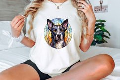 Watercolor Stained Glass Dog Clipart Bundle Product Image 3