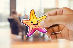 Watercolor Starfish Sticker Bundle Product Image 2