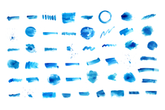 50 Watercolor Stroke Element Product Image 2