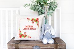 watercolor sublimation frame on pillow