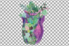 Watercolour human anatomy succulent larynx with thyroid art. Product Image 10