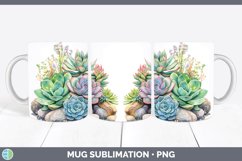GorgeousWatercolor Mug Wrap design.
