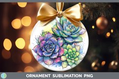 GorgeousWatercolor Ornament design.