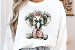 Watercolor Summer Animals Clipart Product Image 3
