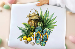 Watercolor Summer Beach Clipart Product Image 3