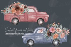 Summer blush sunburnt flower and eucalyptus pickup trucks Product Image 14