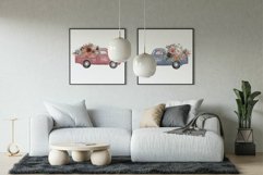 Summer blush sunburnt flower and eucalyptus pickup trucks Product Image 8