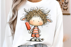 Watercolor Summer Cow Clipart Product Image 3