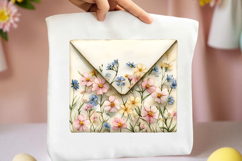 Watercolor Summer Envelope Clipart Product Image 2