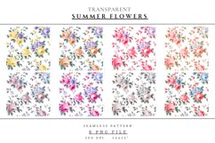 Create Your Own Patterns with Floral Transparent Papers PNG Product Image 3