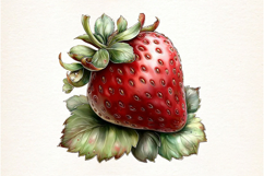 Watercolor Summer Fruit Clipart Png Product Image 2