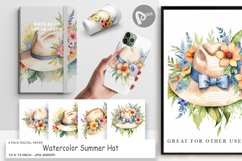 Digital Paper Hat Summer Product Image 1