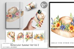 Digital Paper Hat Summer Product Image 1