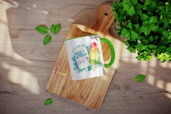 Ice Cream - Chill Out mug, cup wrap sublimation design png Product Image 3