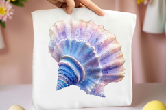 Watercolor Summer Seashell Clipart Product Image 2