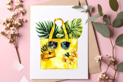 Watercolor Summer Vibe Clipart Product Image 2