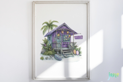 Watercolor Summer Vibe Clipart Product Image 5