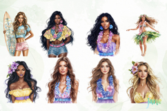 Watercolor Summer Vibe Clipart Product Image 6