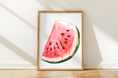 Watercolor Summer Watermelon Clipart Product Image 3