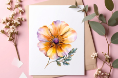 Watercolor Summer Wildflowers Clipart Product Image 2