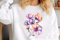 Watercolor Summer Wildflowers Clipart Product Image 3