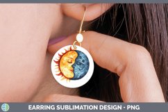 GorgeousWatercolor Round Earrings design.