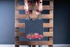 sunflower &amp; blue roses floral watercolor flower pickup truck Product Image 9
