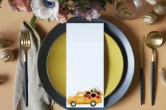 Watercolor sunflower & red roses floral pick up trucks decor Product Image 9