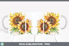 GorgeousWatercolor Mug Wrap design.