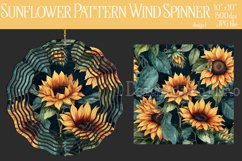 Sunflower Wind Spinner, Sunflower Pattern Wind Spinnner, d1 Product Image 1