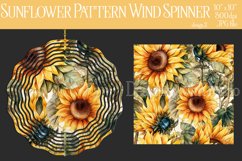 Sunflower Wind Spinner, Sunflower Pattern Wind Spinnner, d2 Product Image 1