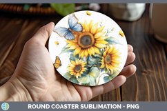 GorgeousWatercolor Round Coaster design.
