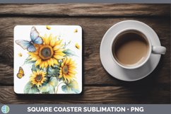 GorgeousWatercolor Square Coaster design.