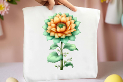 Watercolor Sunflower Summer Clipart Product Image 2