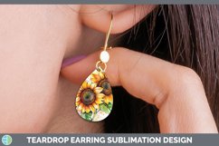 GorgeousWatercolor Teardrop Earrings design.