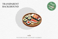 Watercolor Sushi Japanese Food Asian Fish Onigiri Clipart PNG Transparent Print for invitation t-shirt designs sublimation designs tumbler kids printable Japanese food png, sublimation, fish sushi clipart, rice clip art, asian vegetables Kimchi Bulgogi