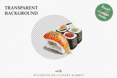 Watercolor Sushi Japanese Food Asian Fish Onigiri Clipart PNG Transparent Print for invitation t-shirt designs sublimation designs tumbler kids printable Japanese food png, sublimation, fish sushi clipart, rice clip art, asian vegetables Kimchi Bulgogi