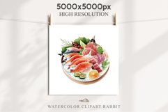 Watercolor Sushi Japanese Food Asian Fish Onigiri Clipart PNG Transparent Print for invitation t-shirt designs sublimation designs tumbler kids printable Japanese food png, sublimation, fish sushi clipart, rice clip art, asian vegetables Kimchi Bulgogi