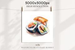 Watercolor Sushi Japanese Food Asian Fish Onigiri Clipart PNG Transparent Print for invitation t-shirt designs sublimation designs tumbler kids printable Japanese food png, sublimation, fish sushi clipart, rice clip art, asian vegetables Kimchi Bulgogi