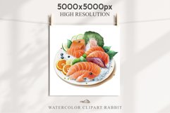 Watercolor Sushi Japanese Food Asian Fish Onigiri Clipart PNG Transparent Print for invitation t-shirt designs sublimation designs tumbler kids printable Japanese food png, sublimation, fish sushi clipart, rice clip art, asian vegetables Kimchi Bulgogi