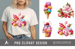Watercolor Sweet Flavours Clipart Product Image 1