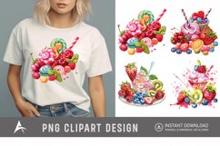 Watercolor Sweet Flavours Clipart Product Image 1